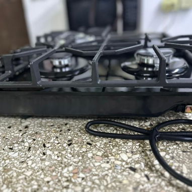 Cocina Empotrada Milexus 4 hornillas (3 gas + 1 Infrarojo 1200 w) vidrio templado negro Precio $ 250 USD transporte incl - Img 120681917
