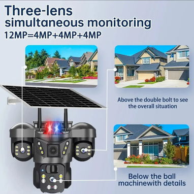 Camara solar d 3 lentes/ 15Mpx/ Wifi - Img 125098908