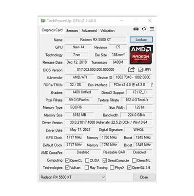 _\_. |\||| 140usd TARJETA VIDEO NUEVA EN CAJA  RX 5500 AMD 8gb llamar 55106915 se puede pagar desde exterior - Img 94597590