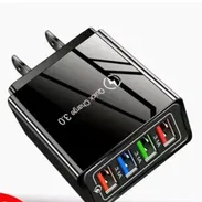 Cargador múltipuertos de 4 USB 3.0, carga rápida - Img 56185132
