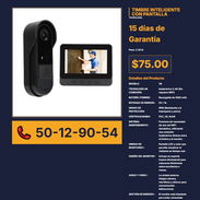 TIMBRE INTELIGENTE CON PANTALLA VPT# -0264 - Img 56244342
