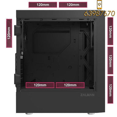 🚨🚨63987670 - Chasis Gaming ZALMAN T7 + 2 fanes, NUEVO en caja🚨🚨 - Img 93133962