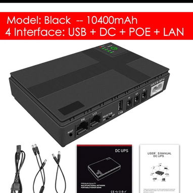 Mini UPS para router 10400 Mah con poe - Img 117019477