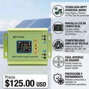 CONTROLADOR DE CARGA SOLAR MPPT 10A (600W) 🔋Sistemas de 24V, 36V, 48V, 60V y 72V. 🔄 - Img 54504976