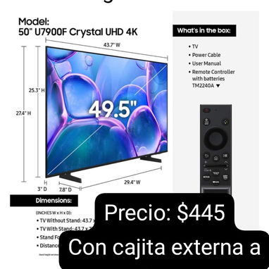 Primera mano, Smart TV de varias marcas y pulgadas (LG, Samsung, Royal, JVC, Hisense, Insignia, TCL, Vision, Milexus) - Img 121560710