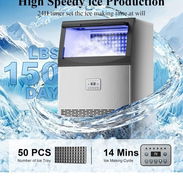 Maquina de hielo de 150 libras nueva en caja - Img 56858380