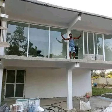 Puertas de marquetería de aluminio para exteriores y interiores. Bajos de meseta. Paños fijos ect... - 8/8