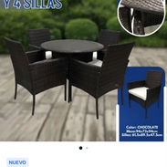 Juego de terraza 4 sillas - Img 56733900
