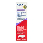 Equate Crema de Hidrocortisona Antipicazón de Máxima Potencia 1% Fórmula de Curación Intensiva, 1 oz, Comparar con Corti - Img 54924543