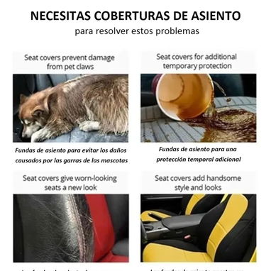 Forro de asiento para auto universal - Img 116903393