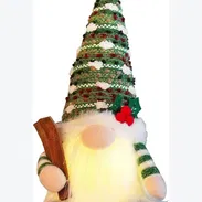 💜Muñecos de navidad Miden 30cm Alumbran Lleva 2 pilas AAA(no incluidas)  Precio: 12 usd - Img 58023007
