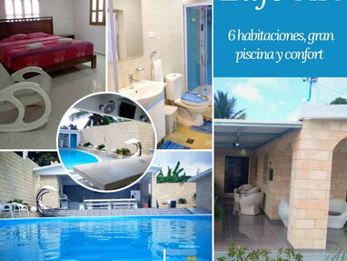 Casa de Lujo AK en La Habana.6 habitaciones, gran piscina.  Llama 50740018 - Img 53288682