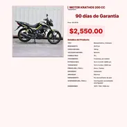 Motocicleta KRATHOS 200 CC Pro: 200cc con Tanque de 15L y Diseño Real VPT#-0357 - Img 55438548