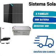 ☀️Kit de 3kw -4 Panles solares bifaciales 600 Wats (* - Img 57442063