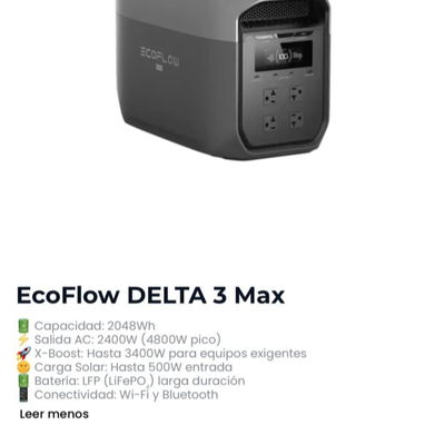 🔋⚡️ ECOFLOW — ENERGÍA PORTÁTIL PARA TU HOGAR ⚡️🔋 - 3/5