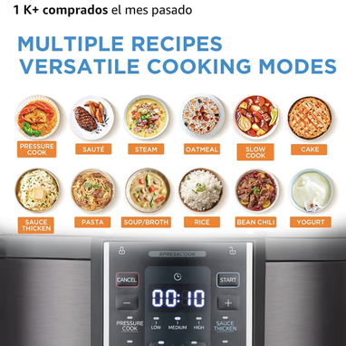 🍲✨ En venta: Olla a presión eléctrica Midea 12 en 1 - Img 125762421