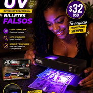 🔦✨ ¡LÁMPARA UV + DETECTOR DE BILLETES FALSOS! ✨🔦 ✅ Verifica la autenticidad de tus billetes en segundos. ✅ Luz UV pote - Img 55869800