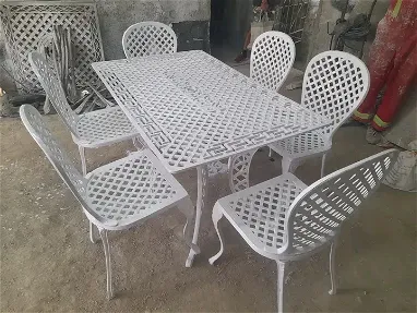 Mesas de 6 sillas para exteriores ofrecemos servicio de entregas gratis en toda la Habana - Img main-image