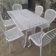 Mesas de 6 sillas para exteriores ofrecemos servicio de entregas gratis en toda la Habana - Img 45526749