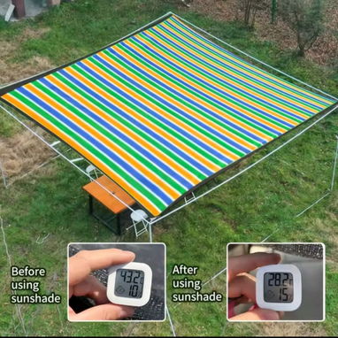 Refrescante, alegre y colorido ambiente con malla de 3 x 4m. - Img 112154714