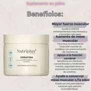 Creatina Nutriplus+ 💪 de FARMASI.Mejora tu rendimiento , fuerza y recupera tus músculos! - Img 56245242