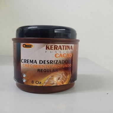 Cabello Radiante Crema Desriz Antifrizz Baba de Caracol y Keratina Fusion Cacao 8Oz Crecimiento Profundo de Dominicana - Img 119582656