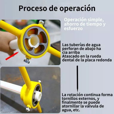 VENDO SET DE TERRAJAS (TARRAJAS) DE 1/2"; 3/4" y 1" (3 CABEZALES O DADOS). $15 USD. (+53)52990828. - Img 122843651
