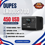 Oupes Exodus 700 — 576Wh con Carga Dual en Solo 1.3 Horas - Img 58241463