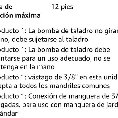 Bomba de agua portátil para piscina u otros usos - 5/5
