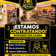 Oferta de empleo para Cajera en La Habana | Tienda La Cueva Alibaba | 2500 diario - Img 56103822
