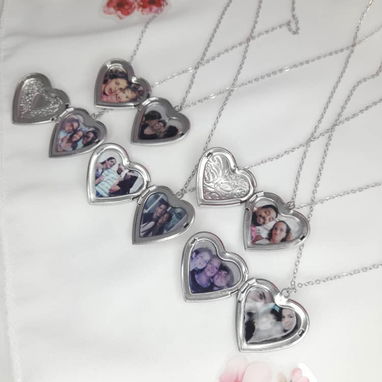 💌 ​¡Relicarios Personalizados en Acero Inoxidable! 💎 - Img 121388800