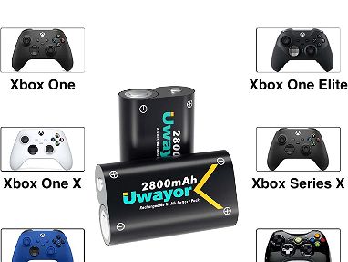 Pilas Recargables Mas cargador para mandos de Xbox Nuevo en su caja 25$ +17865928093 - Img 49994644