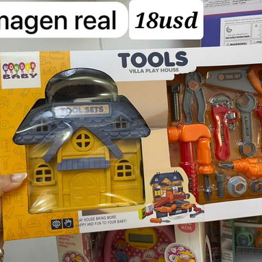 Set de peluquería y de herramientas para niños - Img 123677810
