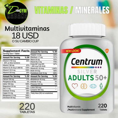 Vitaminas y Minerales para complementar tu salud - 9/9
