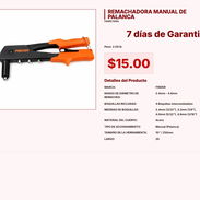 REMACHADORA MANUAL DE PALANCA . - Img 57727131