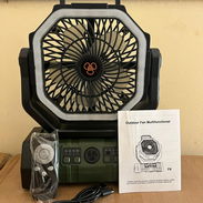 Ventilador recargable F6 naranja,verde y negro - Img 56526569