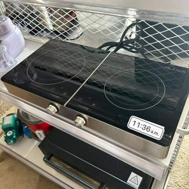 Cocina doble infrarojo Potencia 1000 + 800 whatt Milexus para cualquier tipo de cazuela precio $95 USD transporte inclui - Img 120251630