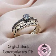 LM joyería. Anillos de compromisos y alianzas oro 10k. Garantía incluida. Tienda física y mensajería disponible. - Img 50563192