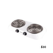 Doble hornilla eléctrica Compacta y práctica para cocinar en espacios reducidos o llevar contigo. venta habana - Img 55810490