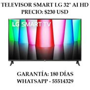 TELEVISOR SMART LG 32" AI HD, CON ENTREGA DE FACTURA A SU NOMBRE. VARIEDAD DE ELECTRODOMÉSTICOS, TECNOLOGÍA, ETC - Img 53197816