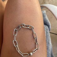 Vendo Pandora eslabonada talla 17 o 18 cm comprada en una joyería - Img 56281602