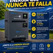 Todo en uno inversor 6 kw, batería de 15 kw - Img 57487005
