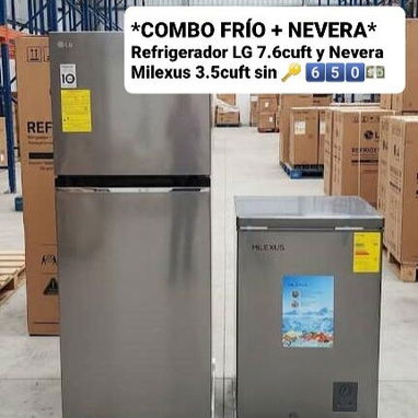 Combo Refrigerador y Nevera - Img 122999778