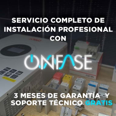 ⚡KIT SOLAR DEFINITIVO INVERSOR 6KW + BATERÍA 15KWH + 8 PANELES SOLARES | INSTALACIÓN COMPLETA INCLUÍDA ⚡ - Img 124358756