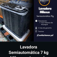 Lavadora Semiautomática MILEXUS mm7 kg Milexus - Img 54887234