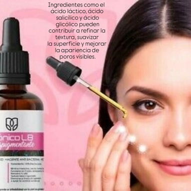 Tónico LB aclarante Anti-Imperfecciones despigmentante quita y aclara manchas uso nocturno todo el cuerpo - Img 117119594