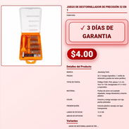 JUEGO DE DESTORNILLADOR DE PRECISIÓN 32 EN 1 . - Img 57881824
