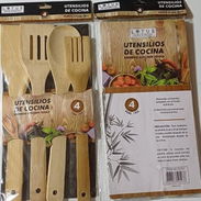 🌺Set de 4 utensilios de bambú para la cocina - 8usd🌺 - Img 57575334