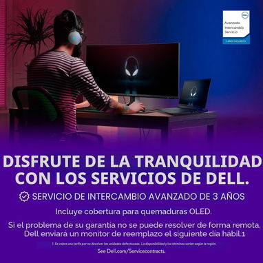 ☎️53544655 🛵 Entrega Gratis ⭐Alienware AW2725DF 27" QD‑OLED – Gaming Profesional ⭐ - 4/6