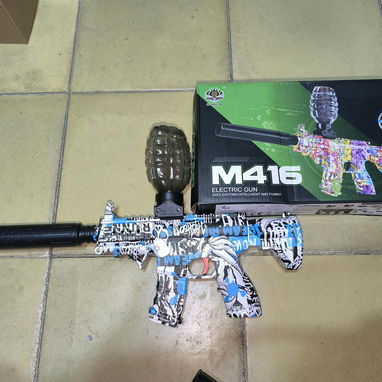 Ametralladora M416 y Mp7 super lindas de bolita hidrogel dispara duroo - 9/10